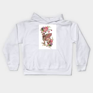 Assyrian Lamassu Garden Kids Hoodie